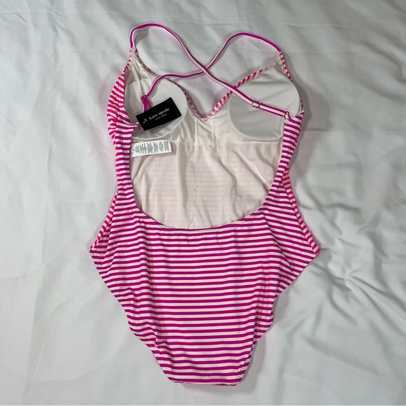 Kate Spade Pink and White bikini - Picture 3 of 6